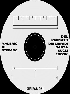 cover image of Del primato dei libri di carta sugli ebook